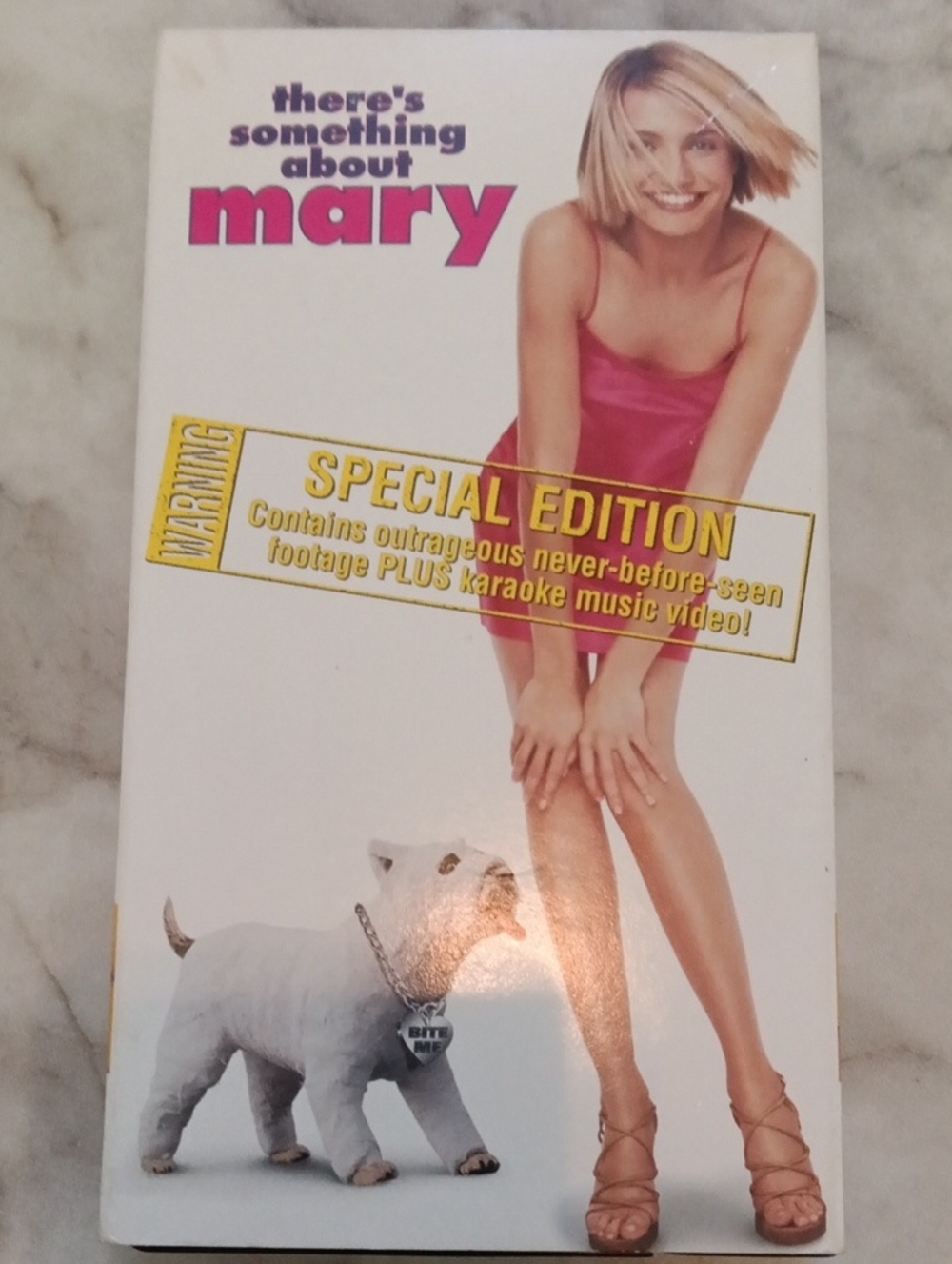 There's Something About Mary Special Edition VHS - Pink Dress Cover